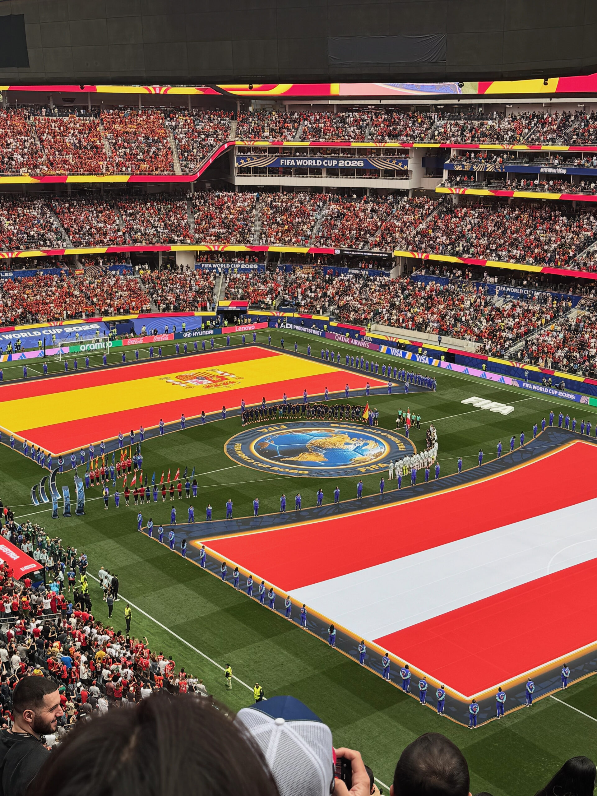 Field Notes 002 – Image 2 Panoramic view of the playing surface inside SoFi Stadium.