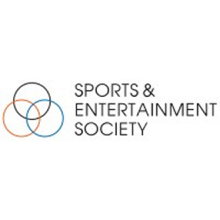 Logo of Sports & Entertainment Society with interconnected circles design.